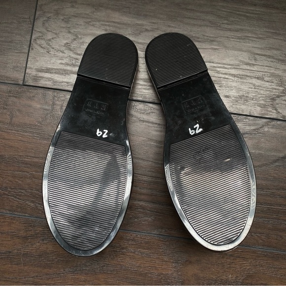 JACK ROGERS Black Bow Jelly LOGO FLIP FLOPS Slides Size 8 - Picture 4 of 5